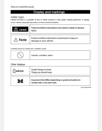 subaru wrx sti& s4 2018- 2019 owners manual in english